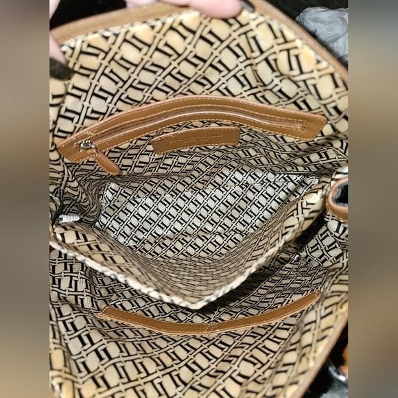 Tiganello GUC leather satchel in Cognac and Black - Picture 9 of 13